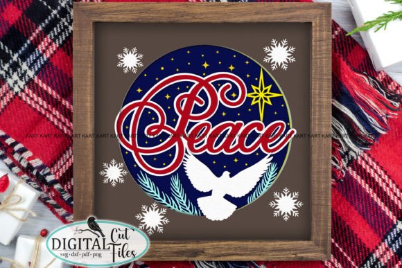 3D Christmas Dove Peace Shadow Box SVG: A Creative and Meaningful Holiday Project