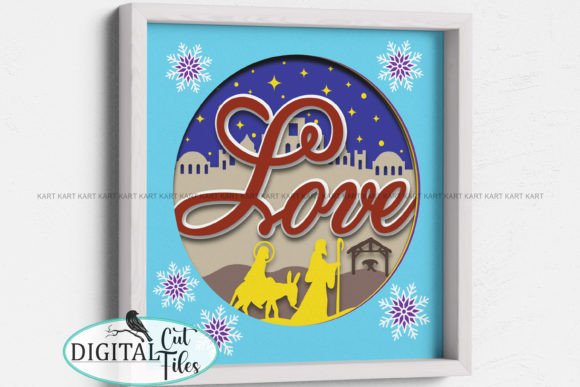 3D Christmas Love Shadow Box Svg: A Creative and Practical Holiday Project
