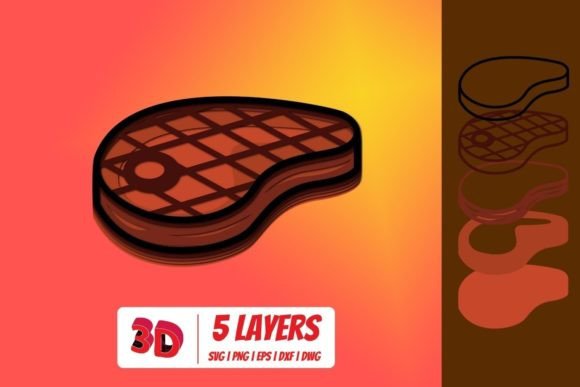 3D Steak SVG: A Creative Tool for Designers and Crafters