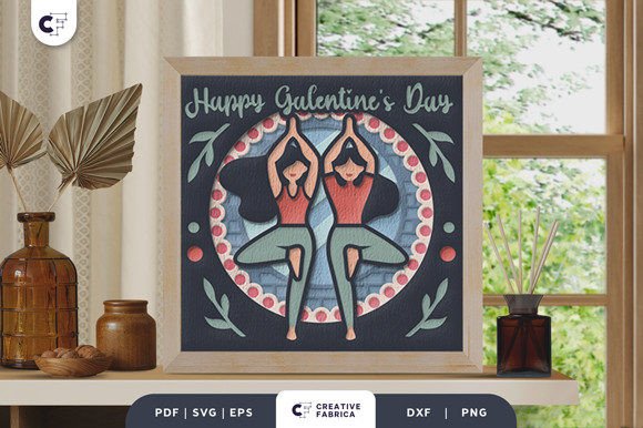 Happy Galentine’s Day 3D Paper Cut: A Creative Way to Celebrate Friendship