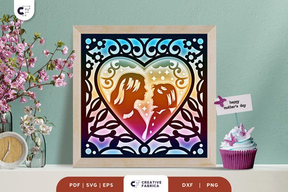 Happy Mother’s Day 3D Layered Paper Cut
