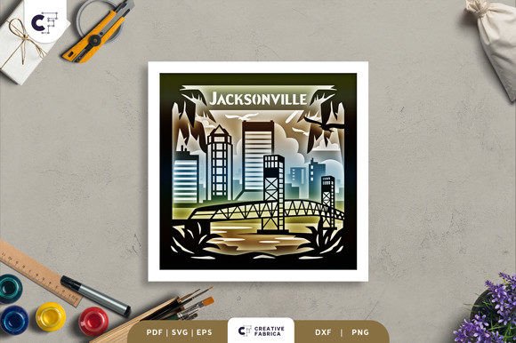 Jacksonville Landmark 3D Shadow Box: A Creative Way to Celebrate Your City