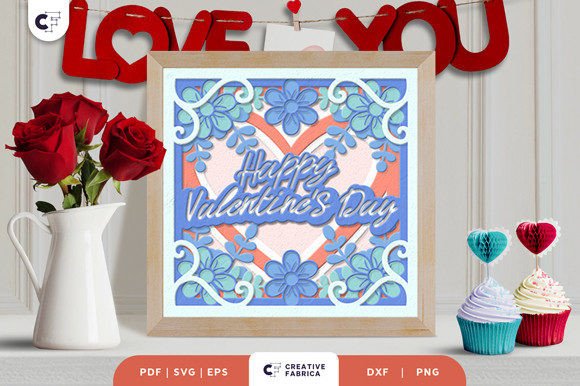 Valentine’s Day Floral Wreath 3D SVG: A Creative Way to Celebrate Love